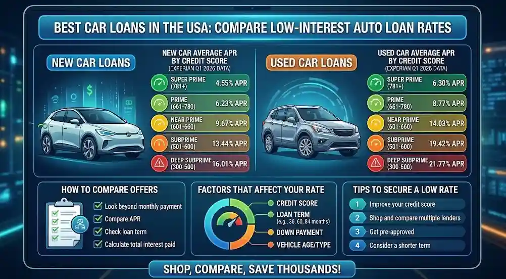Best Car Loans in the USA